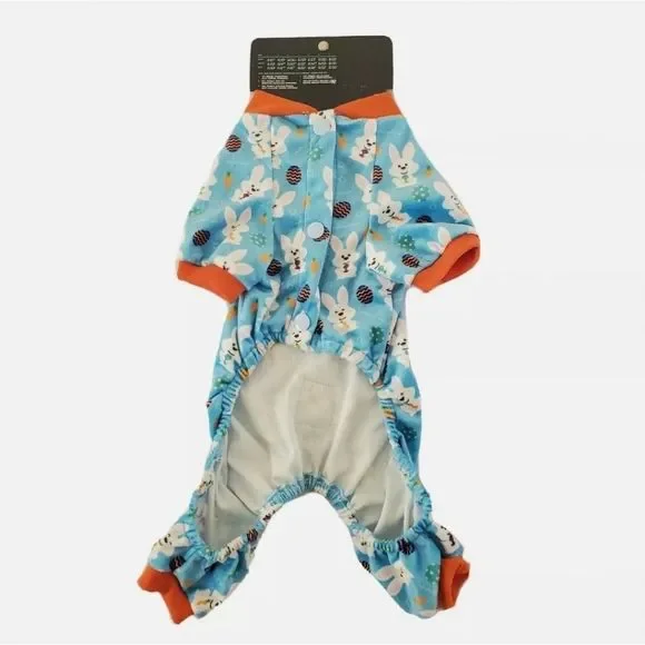 Fuzzyard Blue Easter Holiday Dog Pajamas Size 1 - Picture 3 of 8